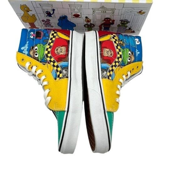 VANS X SESAME STREET SK8-HI unisex SHOES Men Sz 9 Women Size 10.5, NEW IN BOX - Picture 4 of 10